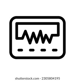 Heart Beat Icon Vector Symbol Design Illustration