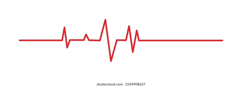 Heart beat line icon. Heartbeat sign. cardiology pulse icons, echo, Pulse Rate. Vector illustration. 