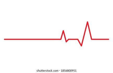 Heart Beat Monitor Pulse Line Art Stock Vector (Royalty Free ...