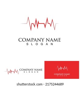 Heart beat monitor pulse line art vector icon, Ecg heartbeat. cardiology symbol. logo for cardiologist. Medical icon