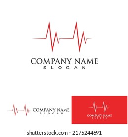 Heart beat monitor pulse line art vector icon, Ecg heartbeat. cardiology symbol. logo for cardiologist. Medical icon