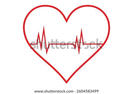 Heart beat pulse cardiogram wave icon Vector, pulse Silhouette, pulse icon set, black.  heart, Pulse Rate icon. Heartbeat, heart line . Heart rhythm. Cardiogram line icon. Design eps 10. 