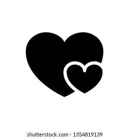 Heart Beat Pulse Icon Vector Illustration Logo Template