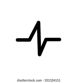 heart beat - vector icon