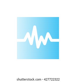 heart beat vector illustration