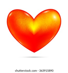 heart with beautiful decor