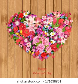 Heart of beauty floral for you design