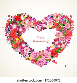 Heart of beauty floral for you design