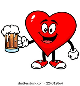 Heart with Beer