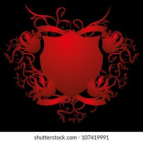 heart and bird