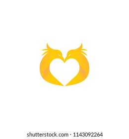 heart bird logo