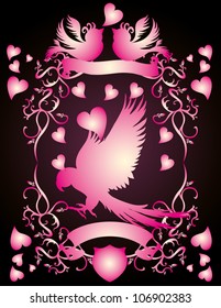 heart birds