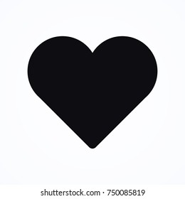 heart black icon