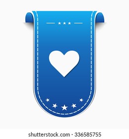 Heart blue Vector Icon Design