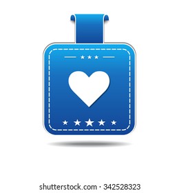 Heart blue Vector Icon Design