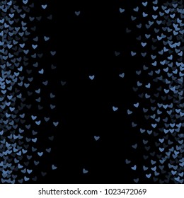 Heart blue which consists of isolated elements. Modern style with beautiful elements in heart blue. Can be used as print, wallpaper, cards, valentine cards, logo, background and etc.
