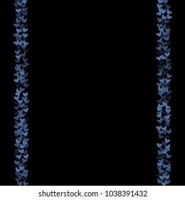 Heart blue which consists of isolated elements. Modern style with beautiful elements in heart blue. Can be used as print, wallpaper, cards, valentine cards, logo, background and etc.