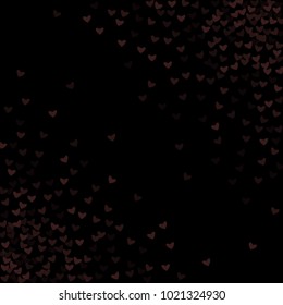 Heart border which consists of isolated elements. Modern style with beautiful elements in heart border. Can be used as print, wallpaper, cards, valentine cards, logo, background and etc.