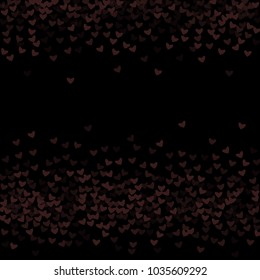 Heart border which consists of isolated elements. Modern style with beautiful elements in heart border. Can be used as print, wallpaper, cards, valentine cards, logo, background and etc.