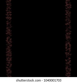 Heart border which consists of isolated elements. Modern style with beautiful elements in heart border. Can be used as print, wallpaper, cards, valentine cards, logo, background and etc.