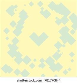 Heart border which consists of isolated elements. Modern style with ethnic elements in  heart border. Can be used as print, wallpaper, cards, valentine cards, logo, background.
