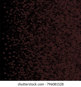 Heart border which consists of isolated elements. Modern style with beautiful elements in heart border. Can be used as print, wallpaper, cards, valentine cards, logo, background and etc.