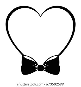 heart with bow icon 