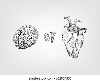 Featured image of post Meaningful Brain And Heart Drawing - This page aims to share the comics of heart and brain.
