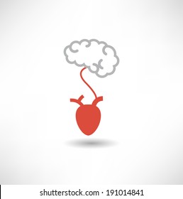 Heart And Brain Icon