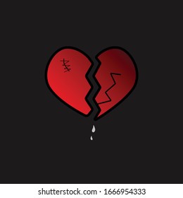 
Heart Break Broken Heart Vector Illustration