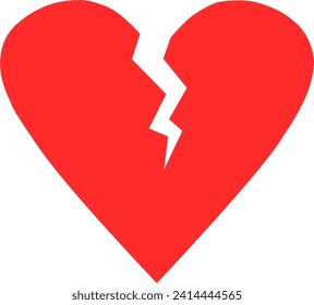 heart break icon, break up icon, sad icon, broken heart icon	