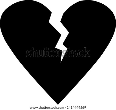 heart break icon, break up icon, sad icon, broken heart icon	