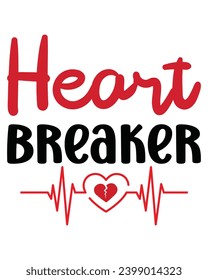 Heart Breaker Retro Valentine Svg,Valentine Quotes ,Funny Valentine ,Valentines T-shirt,Valentine Saying Svg,Valentine Gift,Hello Valentine,Heart Svg,Love T-shirt,Cut File, Circuit, Silhouette,


