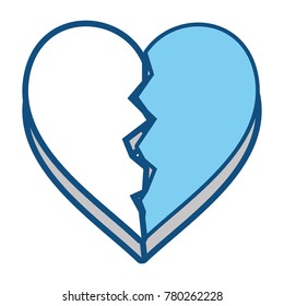 Heart broken symbol