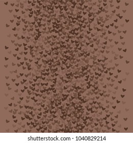 Heart brown background isolated which consists of isolated elements. Modern style with beautiful elements in heart brown background. Can be used as print, wallpaper, cards, logo, background