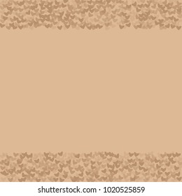 Heart brown isolated which consists of isolated elements. Modern style with beautiful elements in heart brown isolated. Can be used as print, wallpaper, cards, valentine cards, logo, background