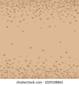Heart brown isolated which consists of isolated elements. Modern style with beautiful elements in heart brown isolated. Can be used as print, wallpaper, cards, valentine cards, logo, background