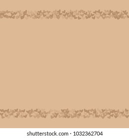 Heart brown isolated which consists of isolated elements. Modern style with beautiful elements in heart brown isolated. Can be used as print, wallpaper, cards, valentine cards, logo, background