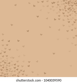 Heart brown isolated which consists of isolated elements. Modern style with beautiful elements in heart brown isolated. Can be used as print, wallpaper, cards, valentine cards, logo, background