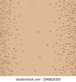 Heart brown isolated which consists of isolated elements. Modern style with beautiful elements in heart brown isolated. Can be used as print, wallpaper, cards, valentine cards, logo, background