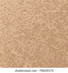 Heart brown isolated which consists of isolated elements. Modern style with beautiful elements in heart brown isolated.  Can be used as print, wallpaper, cards, valentine cards, logo, background 