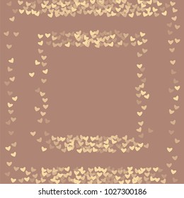 Heart brown vector which consists of isolated elements. Modern style with beautiful elements in heart brown vector. Can be used as print, wallpaper, cards, valentine cards, logo, background and etc.