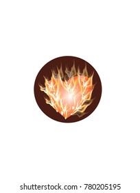 Heart burns logo