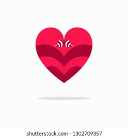 heart with butterfly