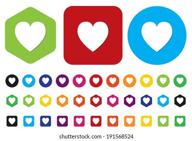 heart button