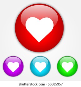 Heart Buttons