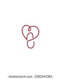 heart capsule medical logo, love capsule logo vector