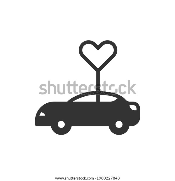 Heart Car Love\
Icon Or Logo Vector\
Illustration