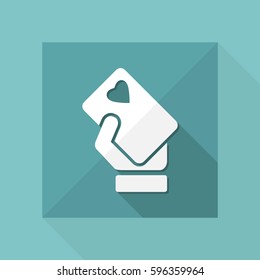 Heart card icon
