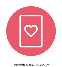 Heart card icon